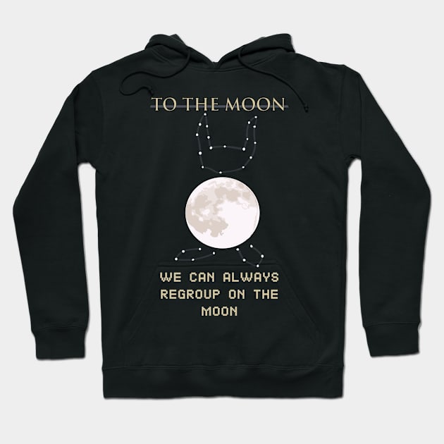 To The Moon Hoodie by Grayson888